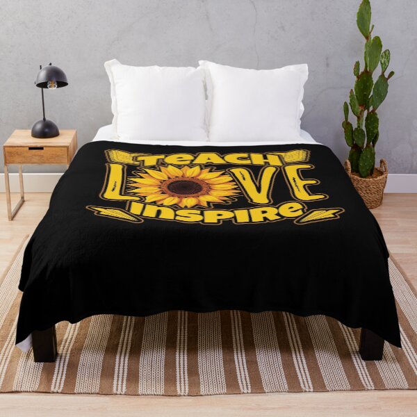 Item preview, Teach Love Inspire Cute Sunflower Teacher designed and sold by Hananiah Merch.