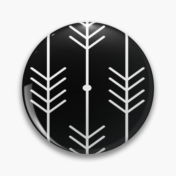 Item preview, Modern and Minimal White Nordic Arrows Pattern designed and sold by TamGustam.