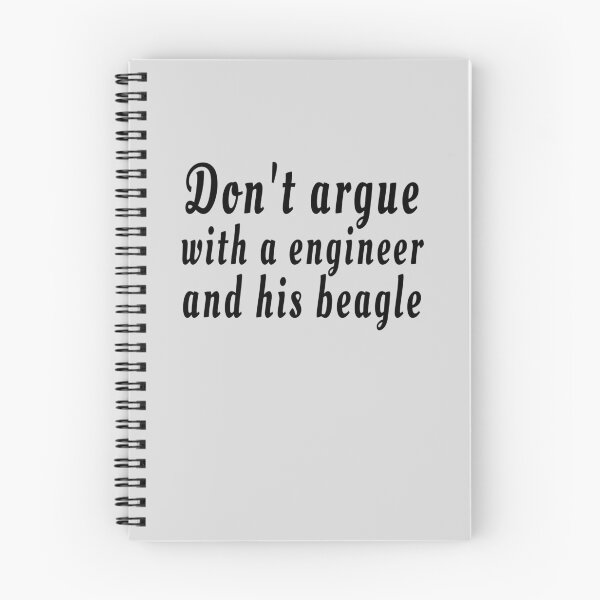 Item preview, Don't argue with a engineer and his beagle grey designed and sold by clewzo.