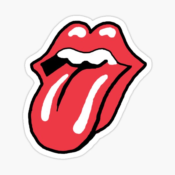 Rolling Stones Logo Sticker