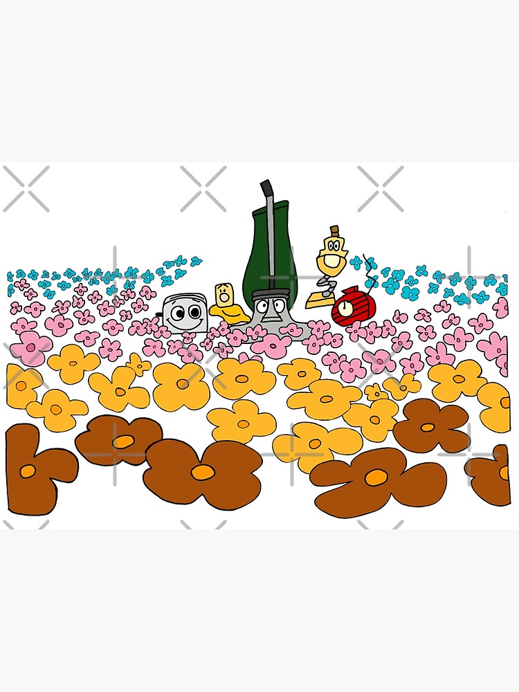 "The Brave Little Toaster Flower Field" Poster for Sale by