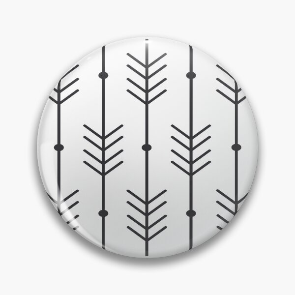 Item preview, Modern and Minimal Black and White Nordic Arrows Pattern designed and sold by TamGustam.