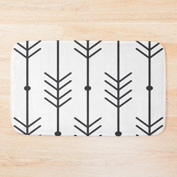 Item preview, Modern and Minimal Black and White Nordic Arrows Pattern designed and sold by TamGustam.