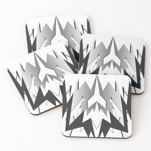 Item preview, Abstract Angular (White/Black/Gray) designed and sold by hyproinc.
