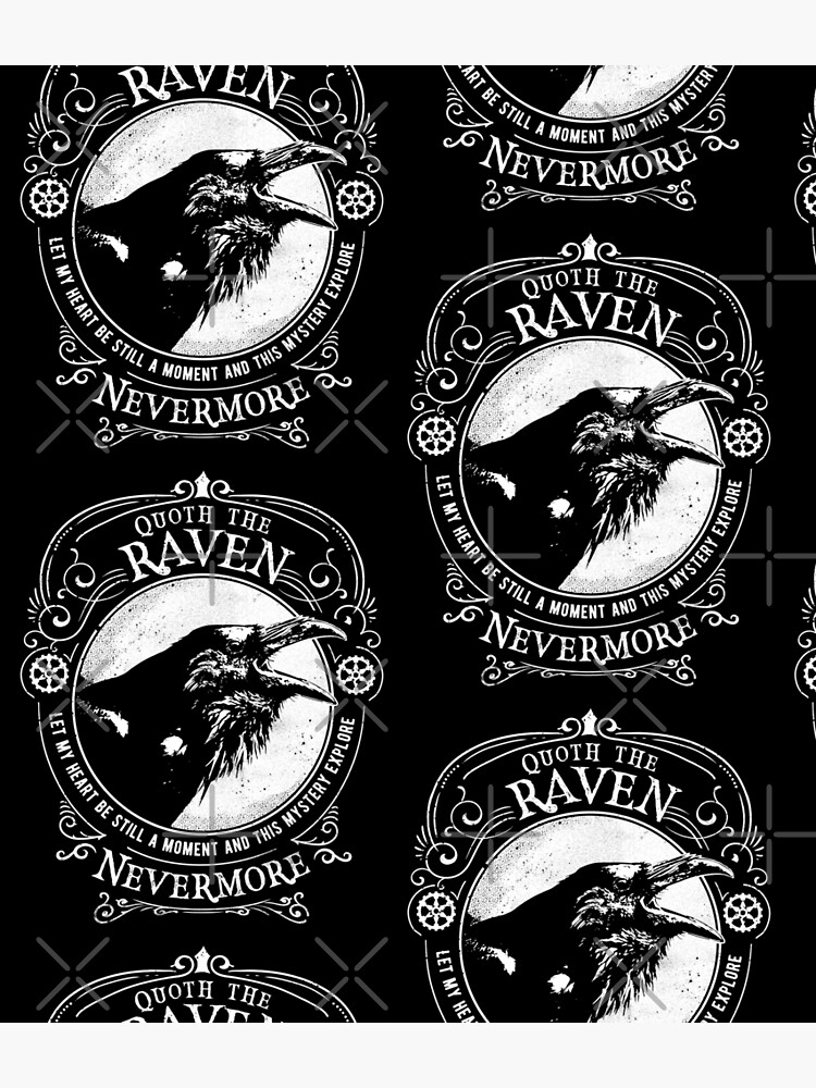 Raven Bag Gothic Messenger Bag Poe Raven Steampunk Nevermore 