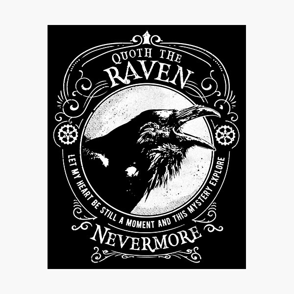 Nevermore - Raven Photographic Print