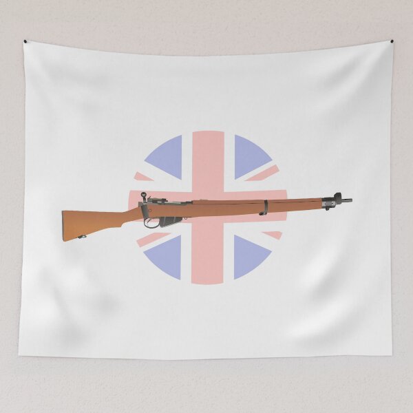 Item preview, Lee-Enfield WW2 Rifle with British Flag designed and sold by NorseTech.