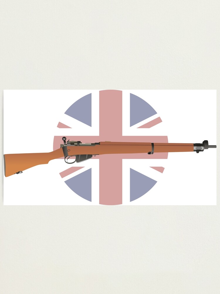 Lee-Enfield British WW2 Rifle Photographic Print for Sale by