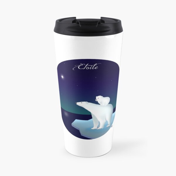 Polar bear, polar star Travel Mug