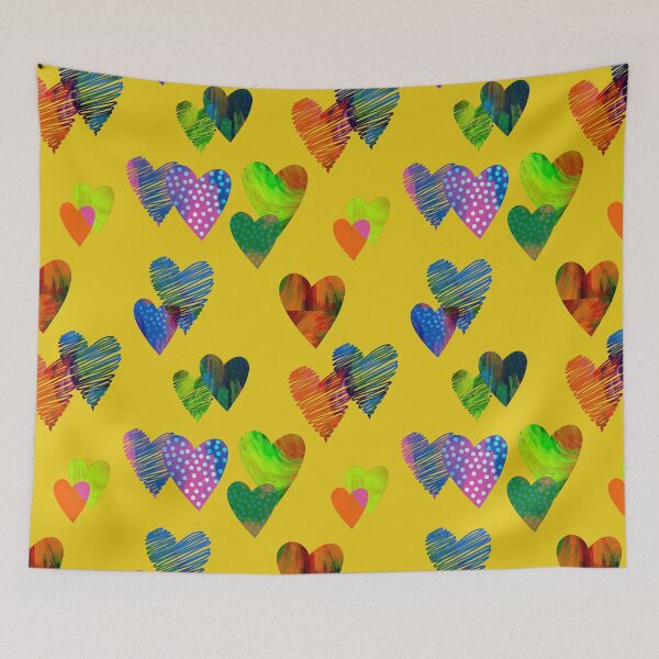 Item preview, Colorful hearts designed and sold by urban-color.