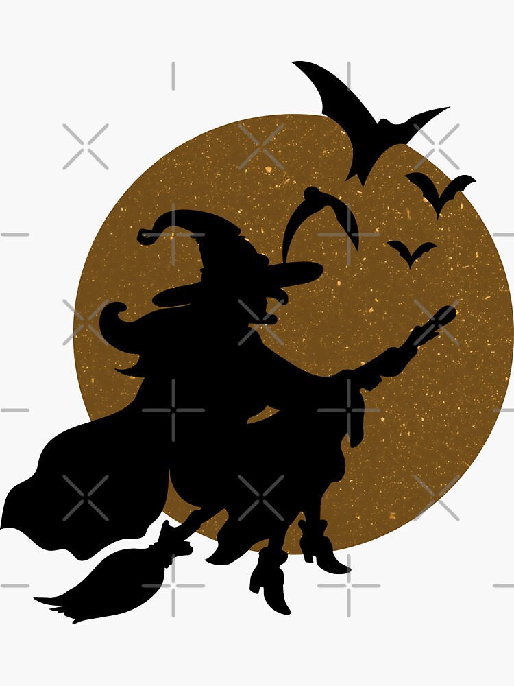 "Witches Halloween" Sticker for Sale by MadeByArt Redbubble