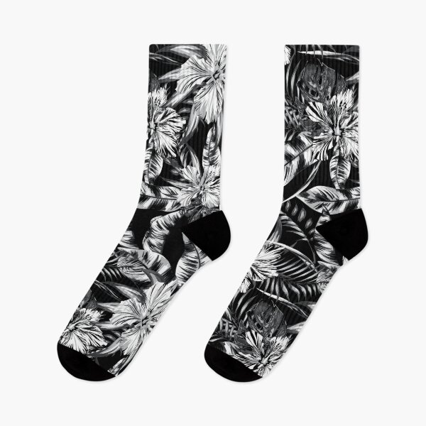 Item preview, 65 MCMLXV Black and White Jungle Tropical Pattern designed and sold by 65 MCMLXV.