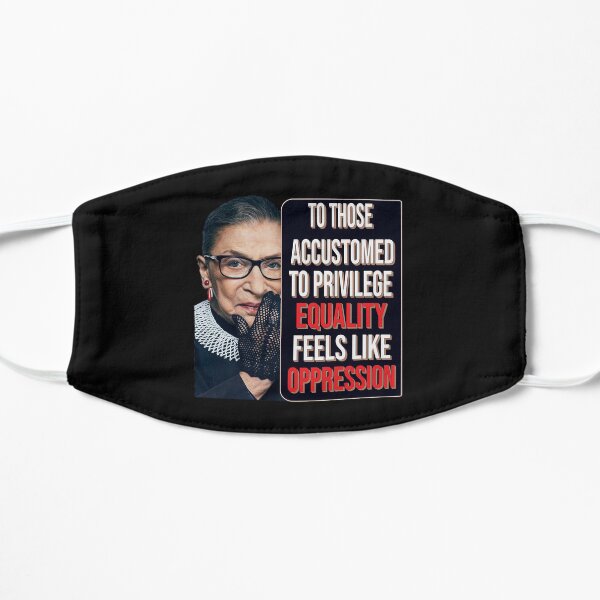 Privilege Ruth Bader Ginsburg RBG Equality Womens Classic T-Shirt Flat Mask
