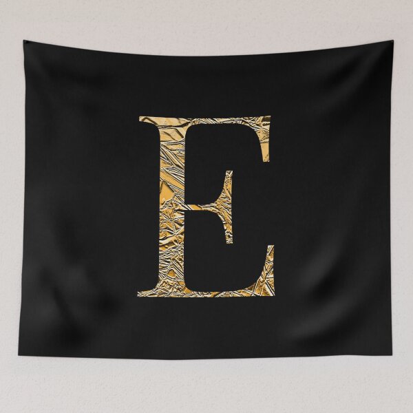 Item preview, Letter E Gold Premium Luxury Alphabet Greek Epsilon designed and sold by Sour Soul.