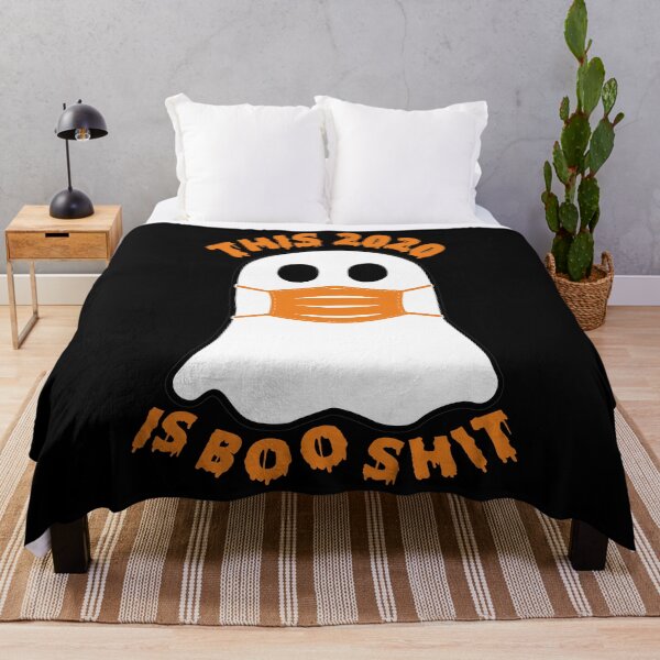 Item preview, This year is Boo Shit White designed and sold by tinypurpleland.