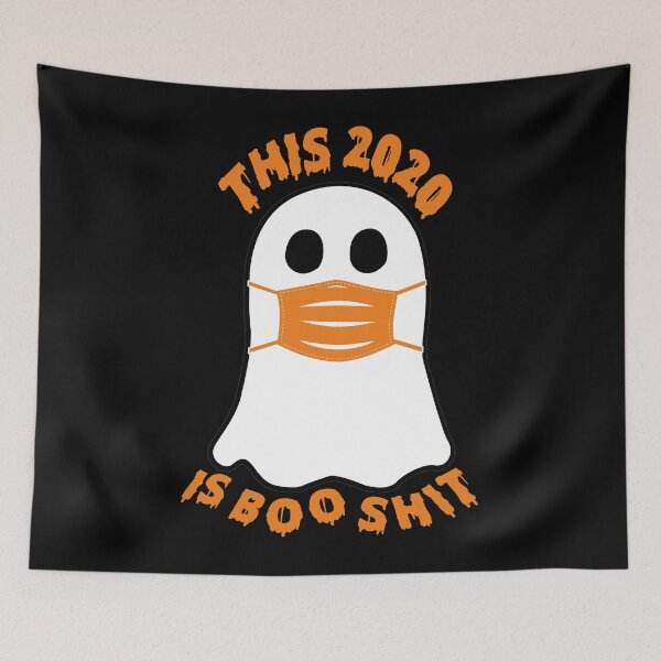 Item preview, This year is Boo Shit White designed and sold by tinypurpleland.