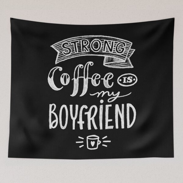 Item preview, Strong coffee is my boyfriend designed and sold by PaperDreamPod.