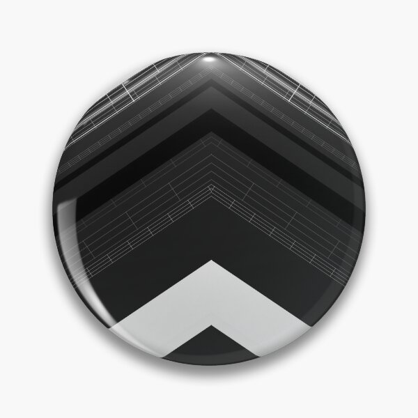 Item preview, Classic Tech Stripes Chevron (Black/White/Gray) designed and sold by hyproinc.