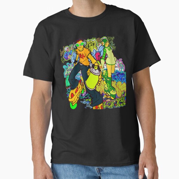 Vista previa del artículo con la obra «Copia de Jet Set Radio», diseñado y vendido por Cameron Lugo.