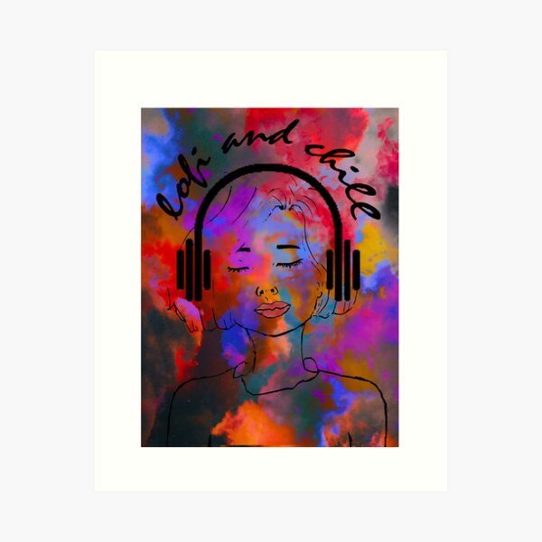 Samurai Afro Lofi Hip hop Aesthetic 90s - Lofi Hiphop - Posters and Art  Prints