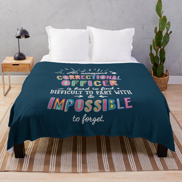 Item preview, An awesome Correctional Officer Gift Idea - Impossible to Forget Quote designed and sold by betternotes.