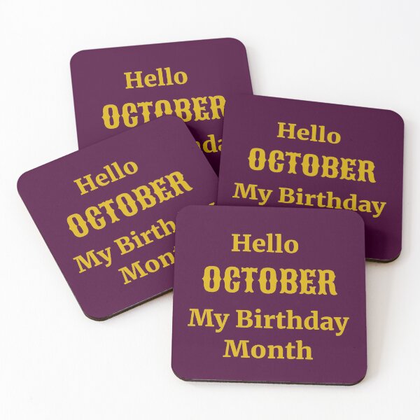 Item preview, Hello October. My birthday month designed and sold by RueChiedza.