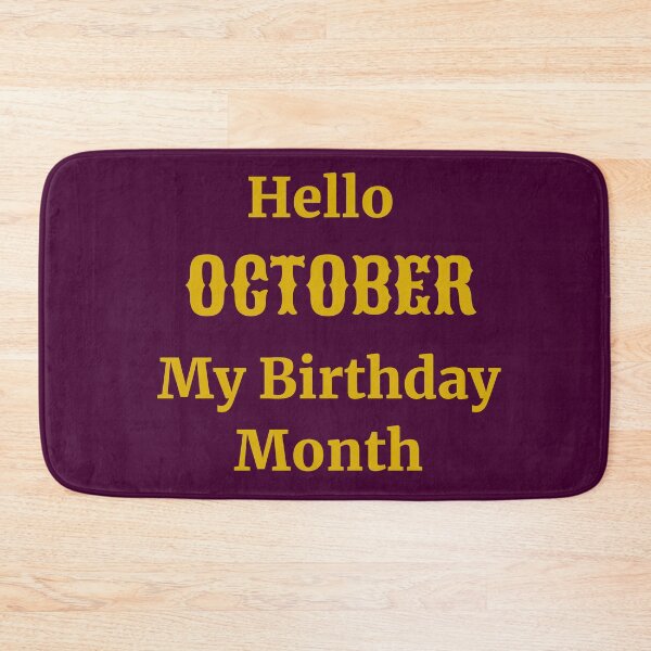 Item preview, Hello October. My birthday month designed and sold by RueChiedza.