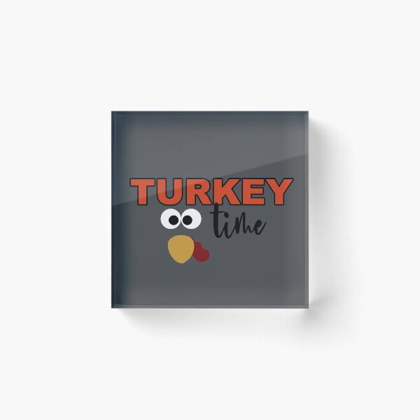 Item preview, Turkey Time Face - Thanksgiving Dinner! designed and sold by WordsmithNerd.