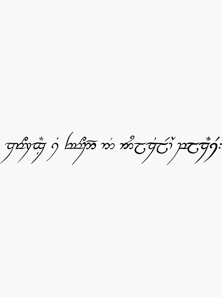 Just Breathe and Faith Tattoo in Elvish Writing