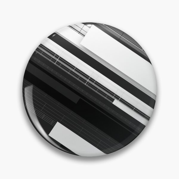 Item preview, Classic Tech Stripes Diagonal (Black/White/Gray) designed and sold by hyproinc.