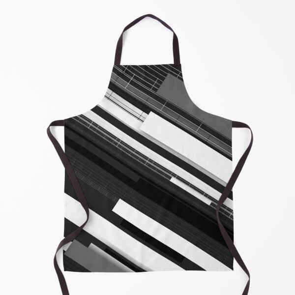 Item preview, Classic Tech Stripes Diagonal (Black/White/Gray) designed and sold by hyproinc.