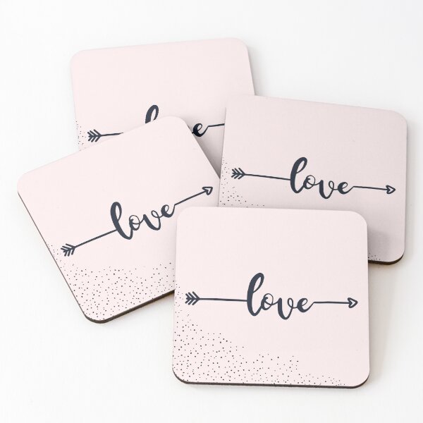 Item preview, Modern and Minimal Black and White Dots Pattern Love Typography designed and sold by TamGustam.