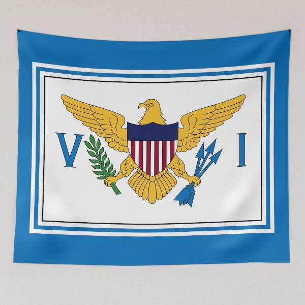 Item preview, United States Virgin Islands Flag Gifts, Masks & Products (GF) designed and sold by mpodger.