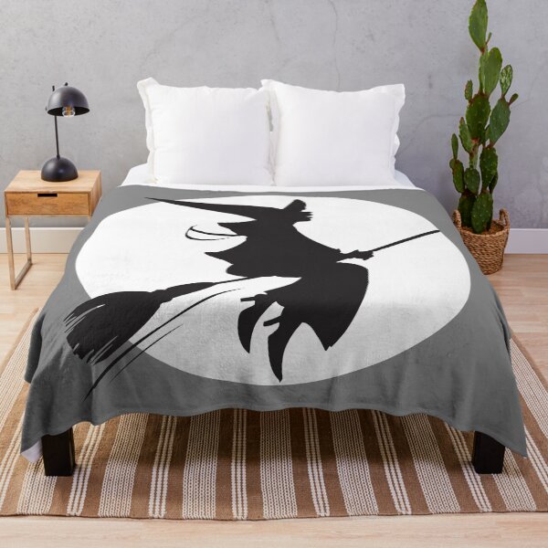 Item preview, Halloween Witch flying in full moon silhouette designed and sold by TamGustam.