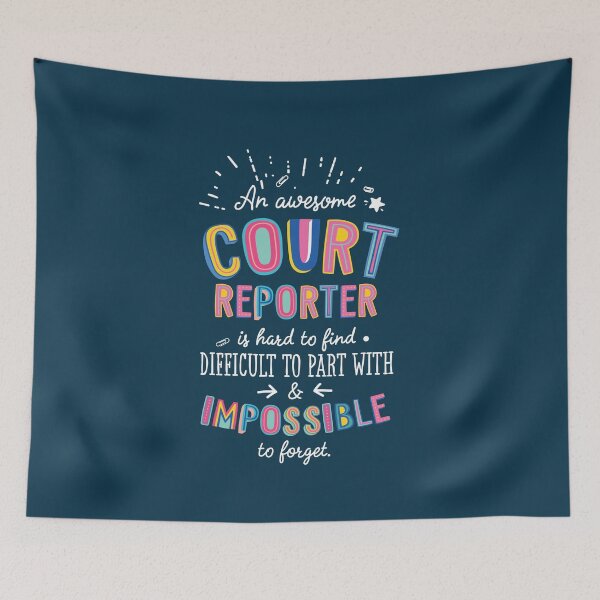 Item preview, An awesome Court Reporter Gift Idea - Impossible to Forget Quote designed and sold by betternotes.