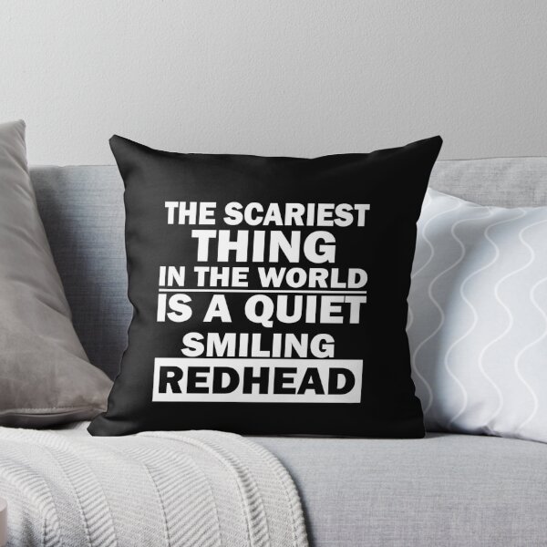 Scariest Pillows Cushions Redbubble - roblox creepypasta redhead