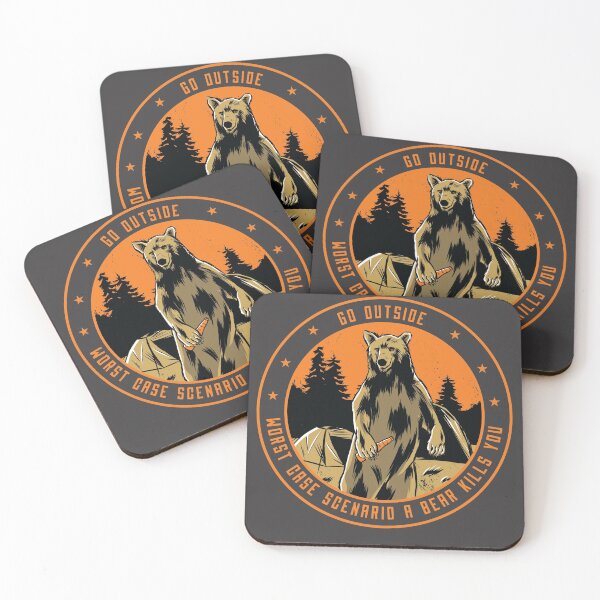 Item preview, Camping Bear designed and sold by girlsgetgadgets.