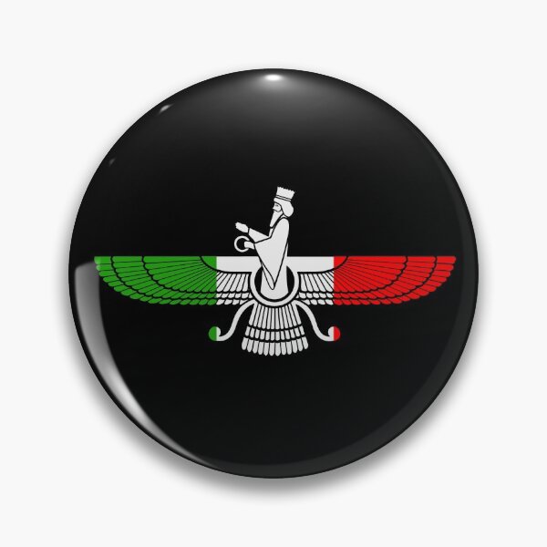 Item preview, Farvahar with Iran's flag color designed and sold by shalale.