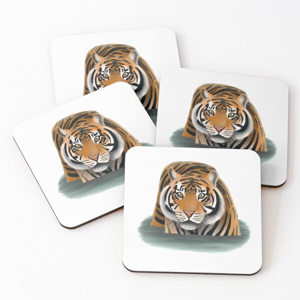 Item preview, Sumatran Tiger In Water designed and sold by troyanthonyart.