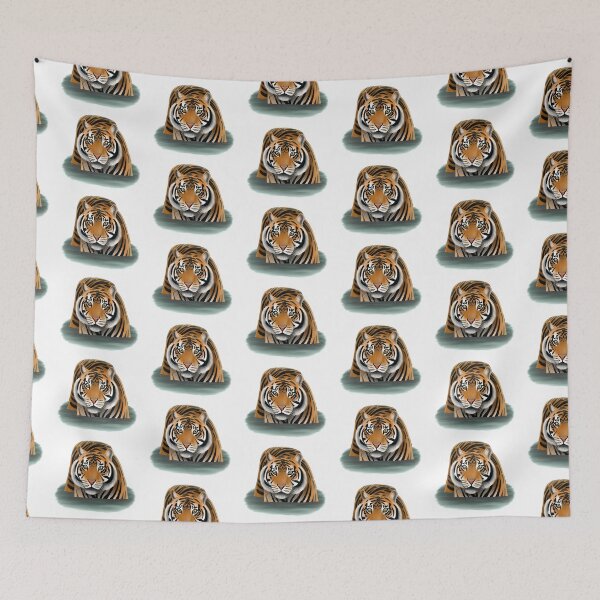 Item preview, Sumatran Tiger In Water designed and sold by troyanthonyart.