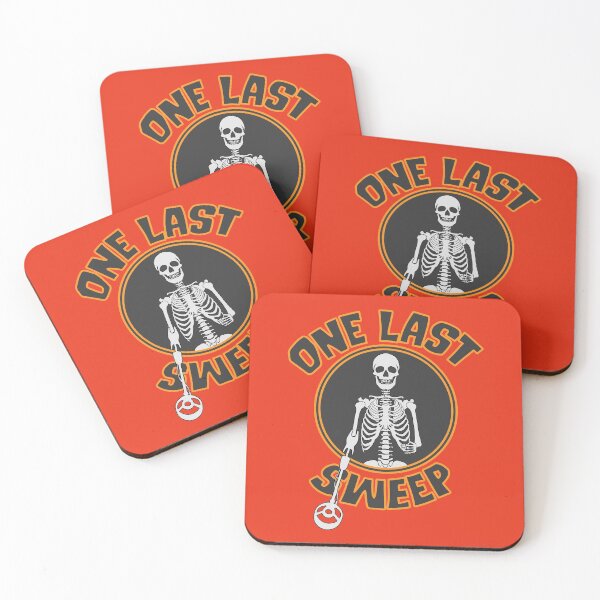 Item preview, Funny Halloween Skeleton Metal Detecting One Last Sweep designed and sold by TheCrazyBear.
