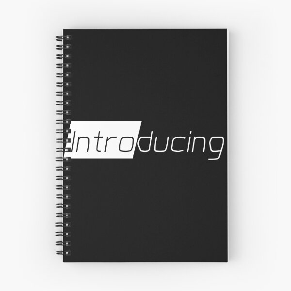 Item preview,  Simple Introducing texted Design (BLACK) designed and sold by kanugi.