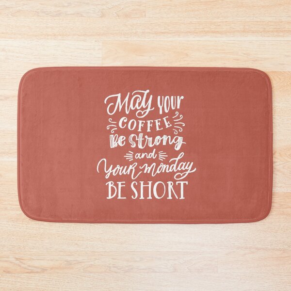 Item preview, May Coffee Be Strong and Monday Short designed and sold by PaperDreamPod.