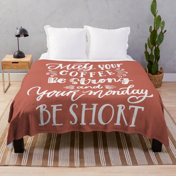 Item preview, May Coffee Be Strong and Monday Short designed and sold by PaperDreamPod.