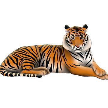 Pair of Sumatran Tiger Statues Life Size Jungle Lion Sculpture