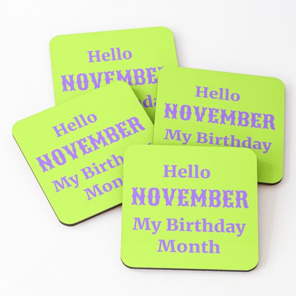 Item preview, Hello November. My birthday month designed and sold by RueChiedza.