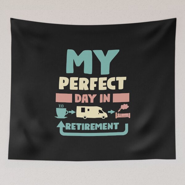 Item preview, Funny My Perfect Day In Retirement designed and sold by ShirtStar0815.