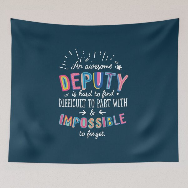 Item preview, An awesome Deputy Gift Idea - Impossible to Forget Quote designed and sold by betternotes.