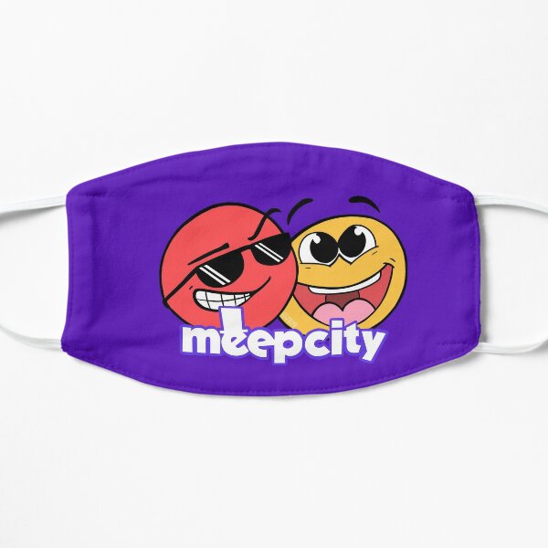 Meep City Mask By Tubers Redbubble - roblox meepcity with funneh