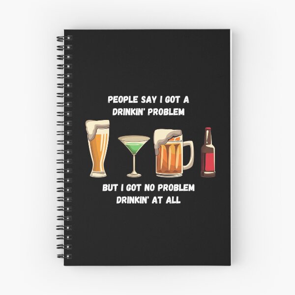 Item preview, Drinking Problem Black background designed and sold by ml-77pro.